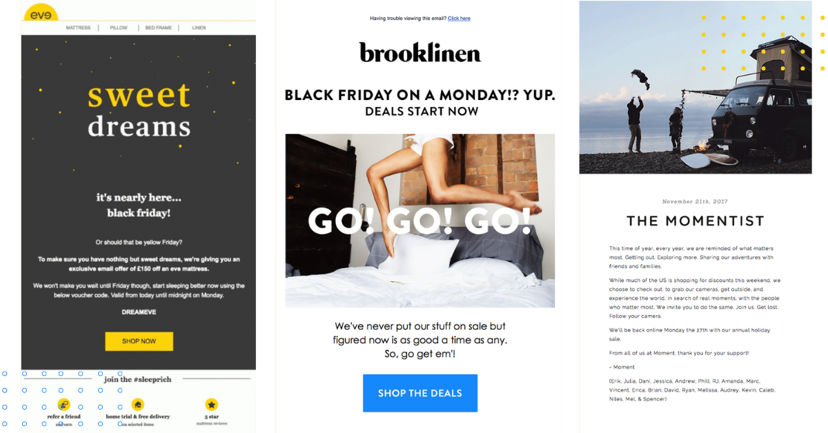 Black Friday Email Examples, Templates and Subject Lines To Jump Start Your Holiday Campaigns