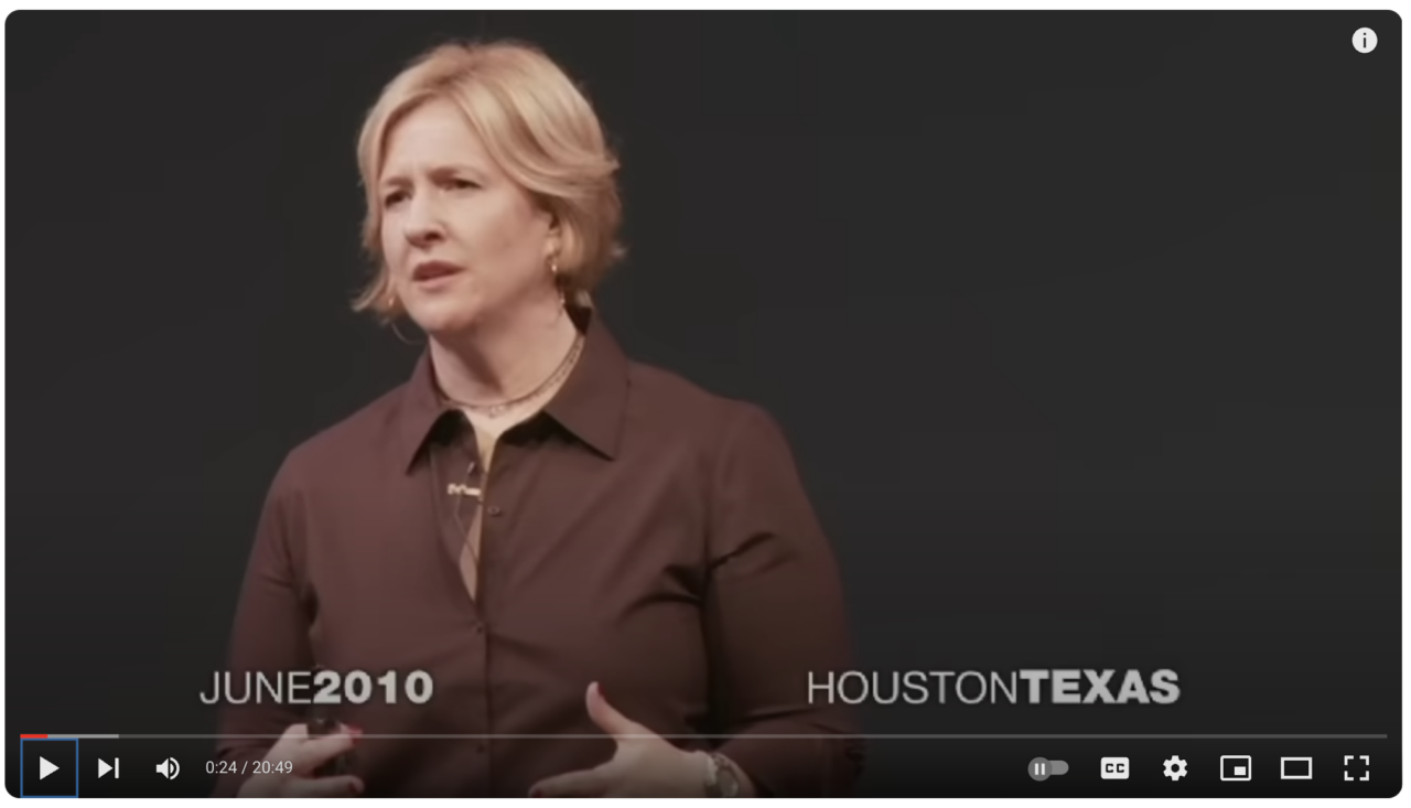 TED Talk The power of vulnerability | Brené Brown